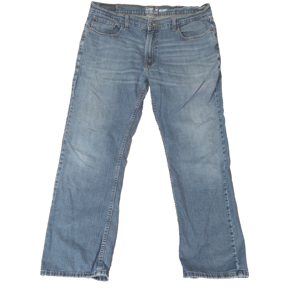 Levi's Signature jeans Men's 38 x 32 relaxed fit blue stretch denim pants cotton